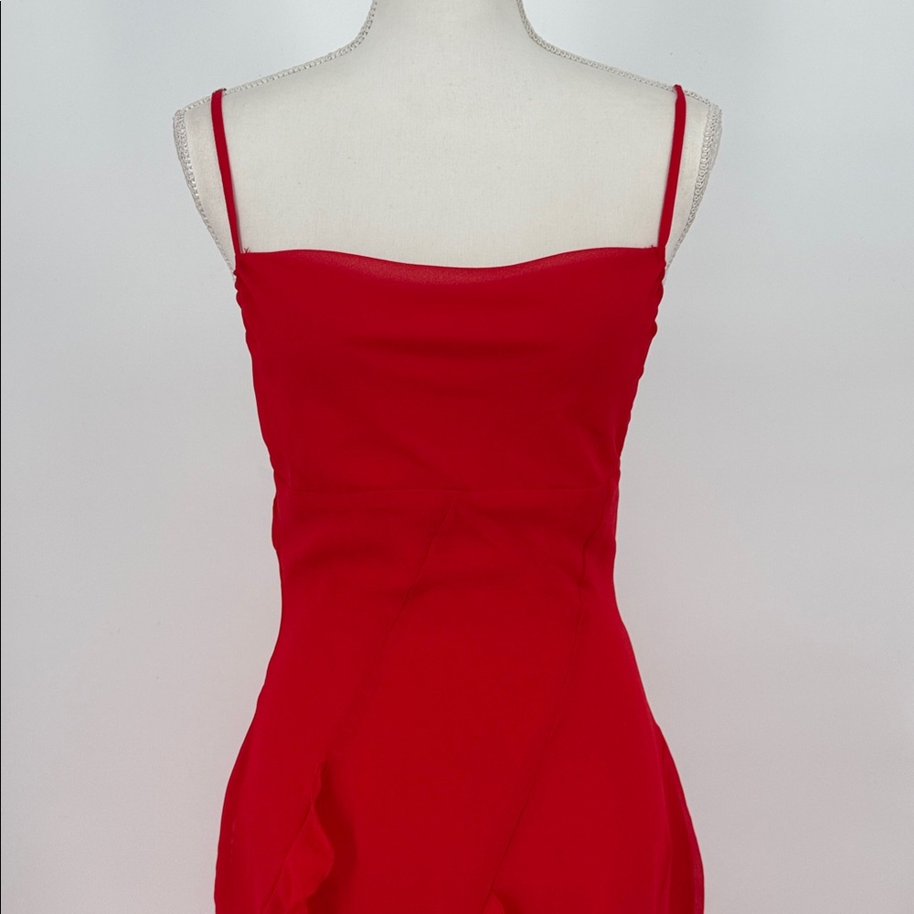 Nwt WHITE FOX BOUTIQUE Effortless Love Maxi Dress Red size M - Picture 3 of 11